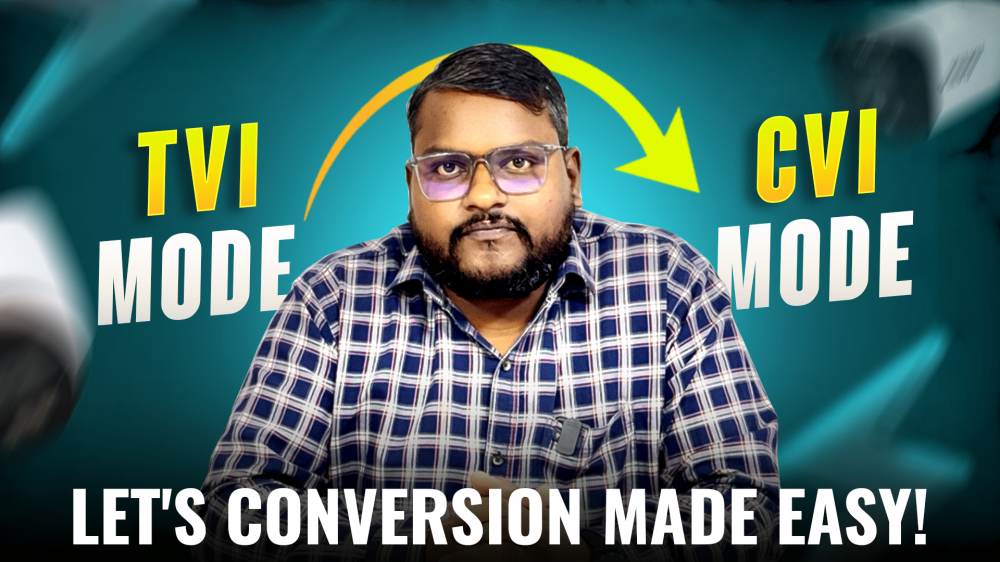 TVI vs CVI Explained 🔍 | How to Switch Camera Mode to TVI | CCTV Installation Tips by #velvu