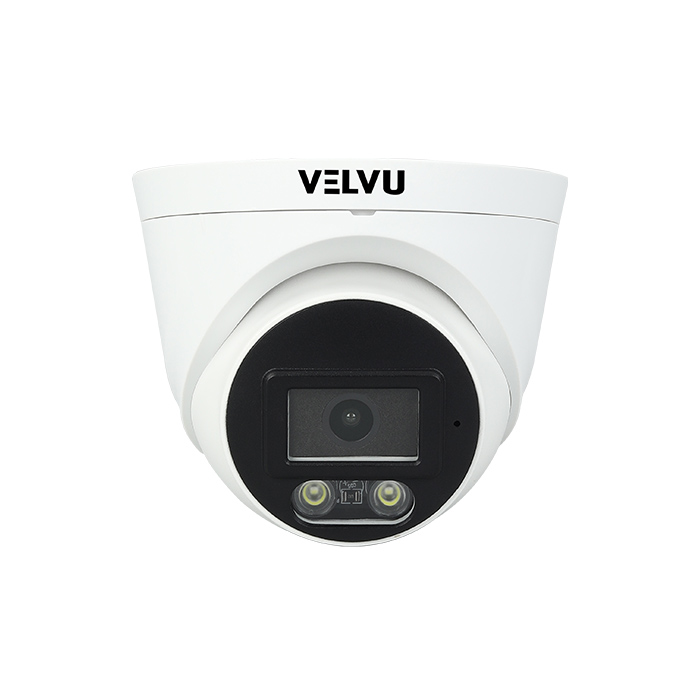 Velvu 2MP IP In-Built Audio and Color Dome Camera ST-VD IP2002DL