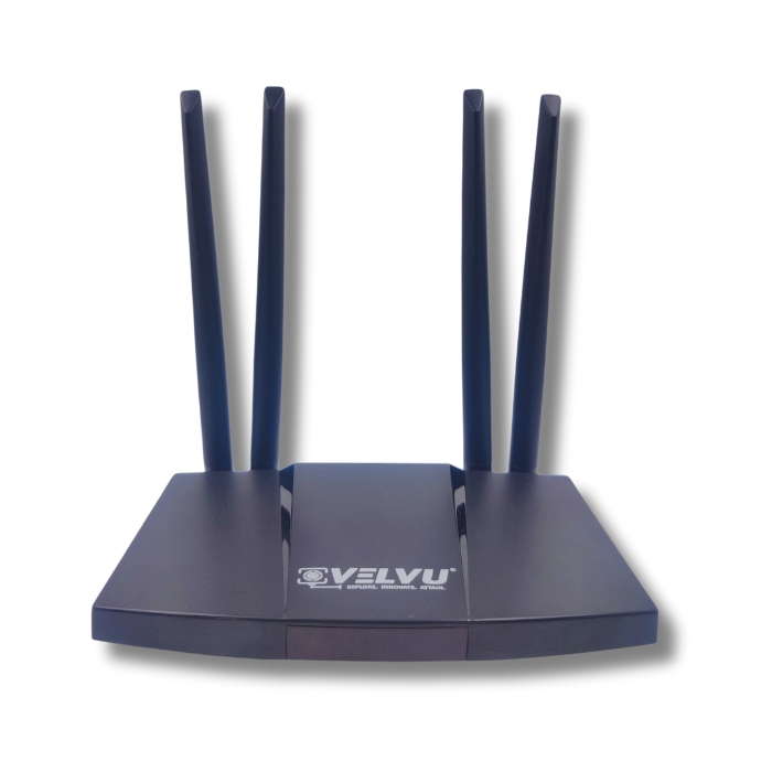 Velvu 5G SIM Support WIFI Router with 2 LAN Wan Ports and 4 Antennas WRV-800