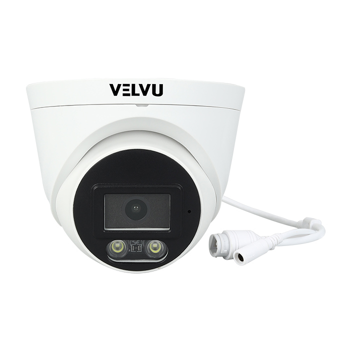 Velvu 2MP IP In-Built Audio and Color Dome Camera ST-VD IP2002DL
