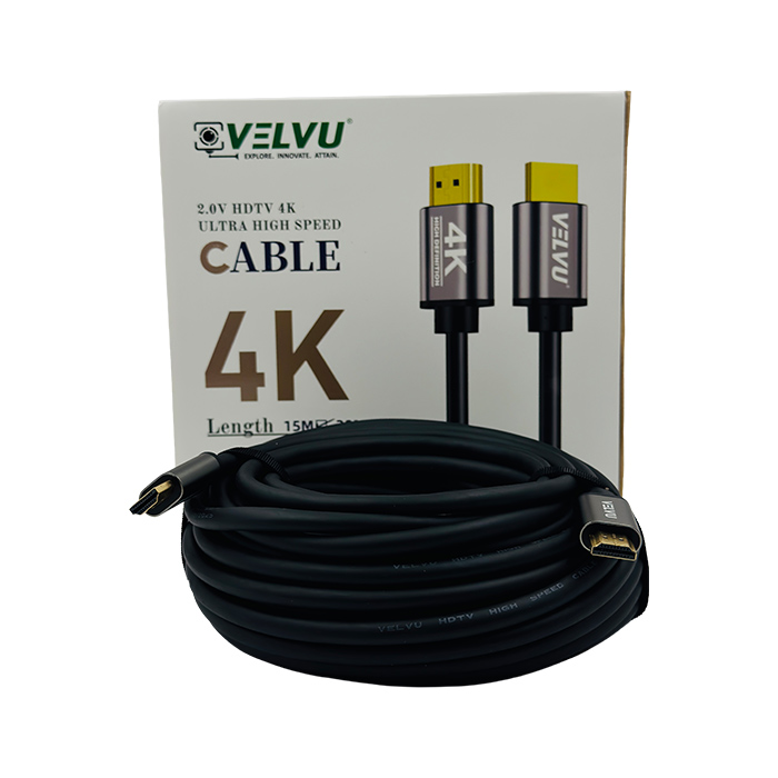 Velvu 20V HDMI 4K Cable 15 Mtr