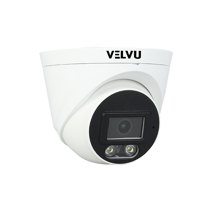 Velvu 2MP IP In-Built Audio and Color Dome Camera ST-VD IP2002DL