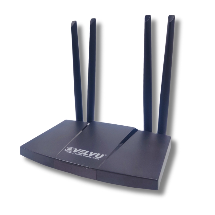 Velvu 5G SIM Support WIFI Router with 2 LAN Wan Ports and 4 Antennas WRV-800