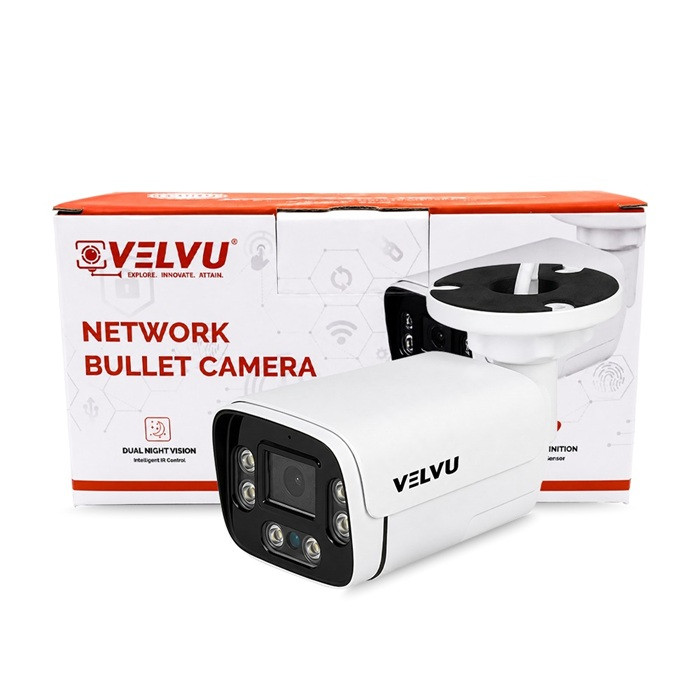 Velvu 5MP IP Dual Light Audio Bullet Camera VB-IP-5S01DL36A