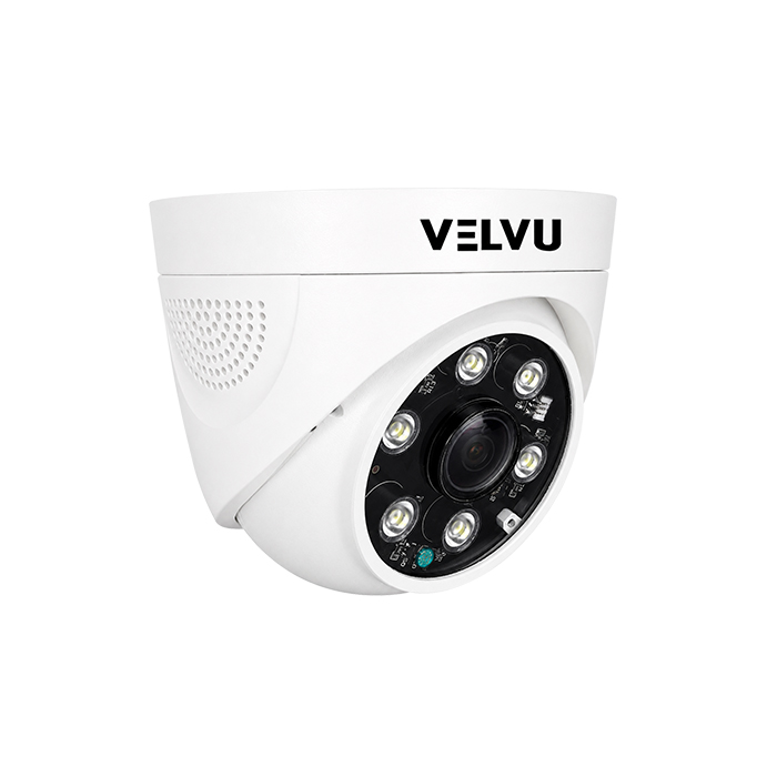Velvu 5MP IP Fish-eye Dual Light  Audio Dome Camera VD-IP-5S01DL18A