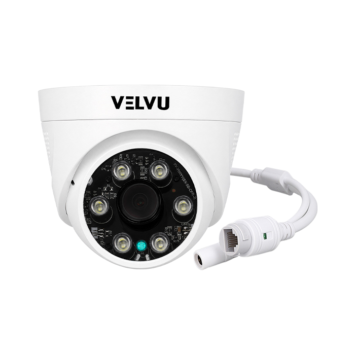 Velvu 5MP IP Fish-eye Dual Light  Audio Dome Camera VD-IP-5S01DL18A