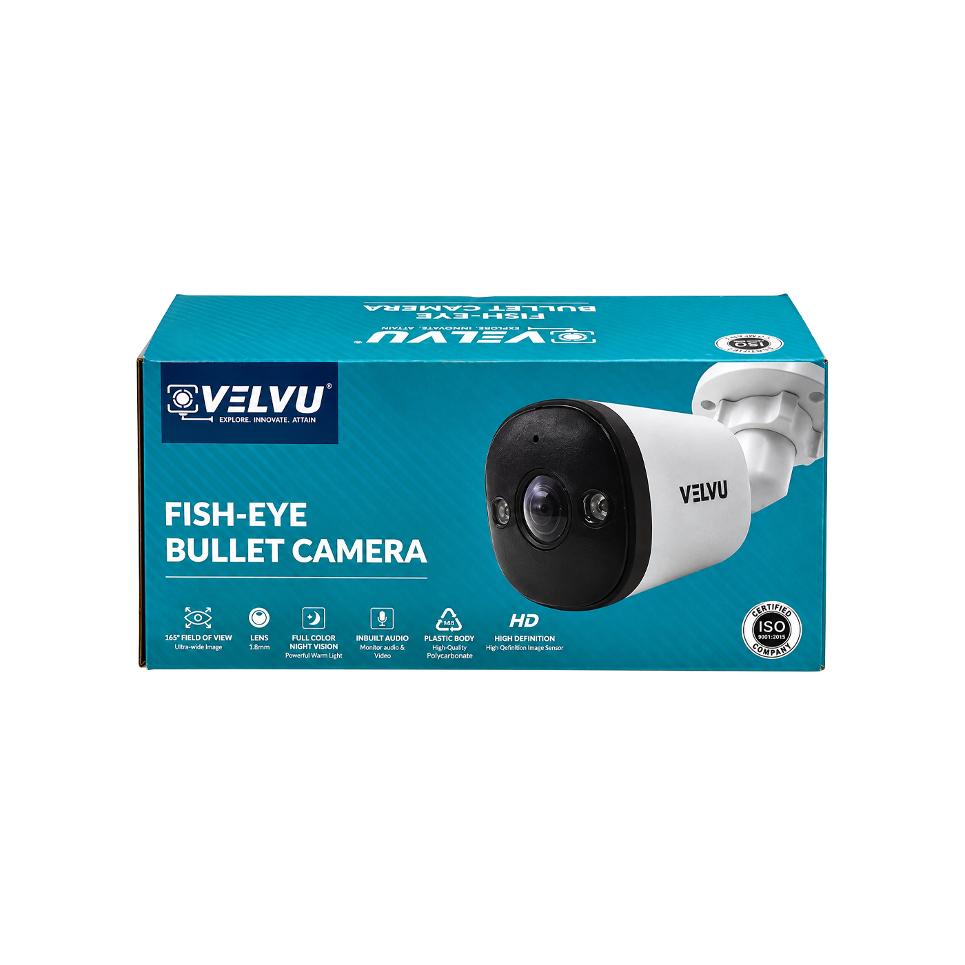 Velvu 2MP HD Color Audio Bullet Fisheye Camera ST-VB HD2002WLA-FE