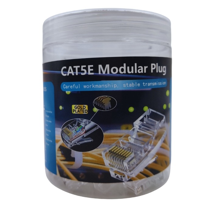 VELVU RJ-45 CONNECTOR BOX OF 100 PC