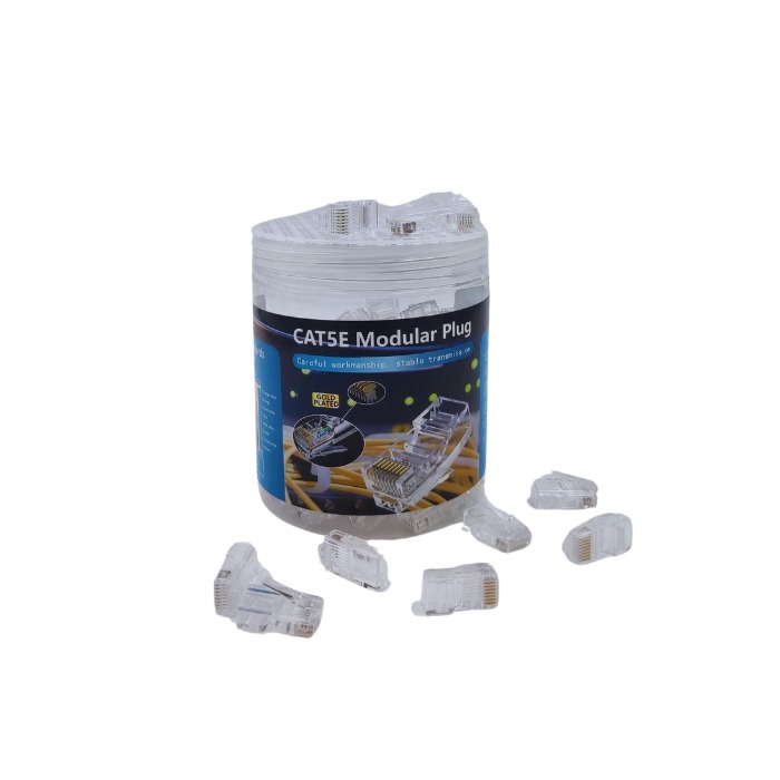 VELVU RJ-45 CONNECTOR BOX OF 100 PC