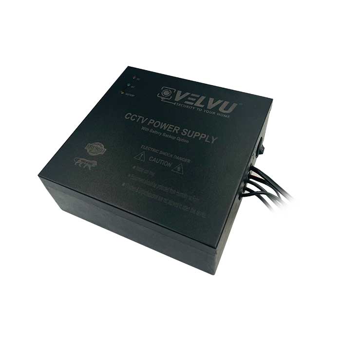 Velvu 8ch Battery Backup SMPS Without Battery ST-PS08B