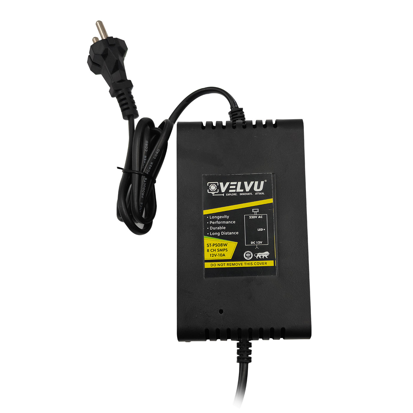 Velvu 8ch SMPS with Wire ST-PS-08W