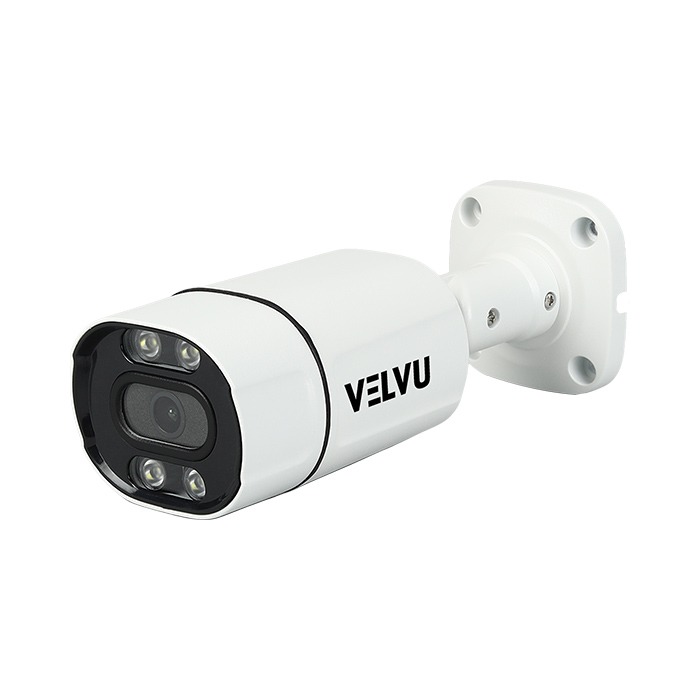 Velvu Color 2MP In-Built Audio HD Metal Bullet Camera ST-VB HD2001M-WLA
