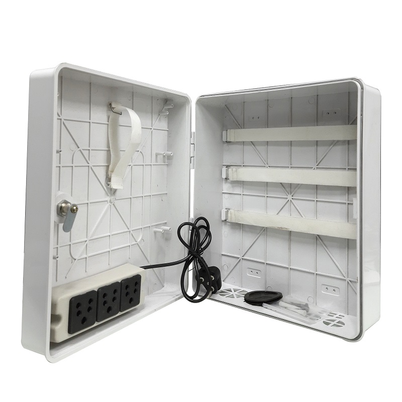 Velvu Outdoor Plastic Rack POE Box with 3 Power Socket (Mini DVR Box)